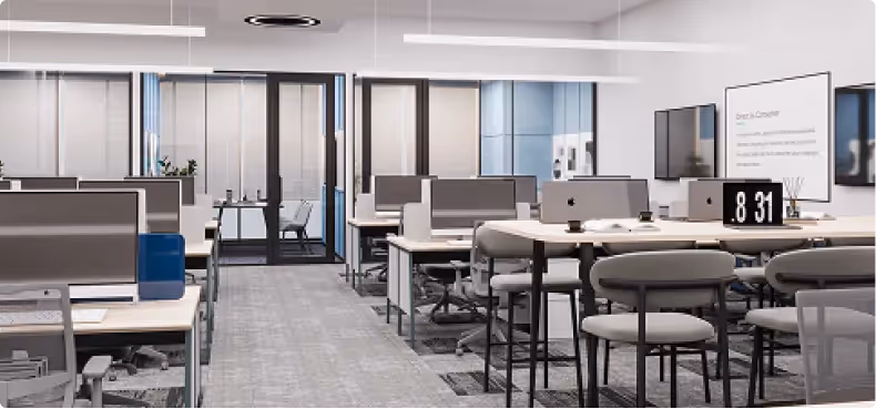 Horizontal’s Inviting Office Reception Area Designed by Phi Designs