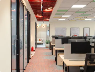 Soho Dragon’s Inviting Office Lounge Area Designed by Phi Designs