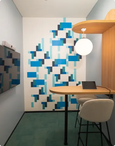 Horizontal’s Interactive Office Lounge Area Designed by Phi Designs