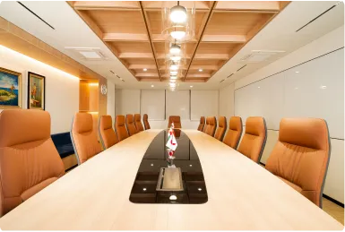 Horizontal’s Courlful Office Dining area Designed by Phi Designs