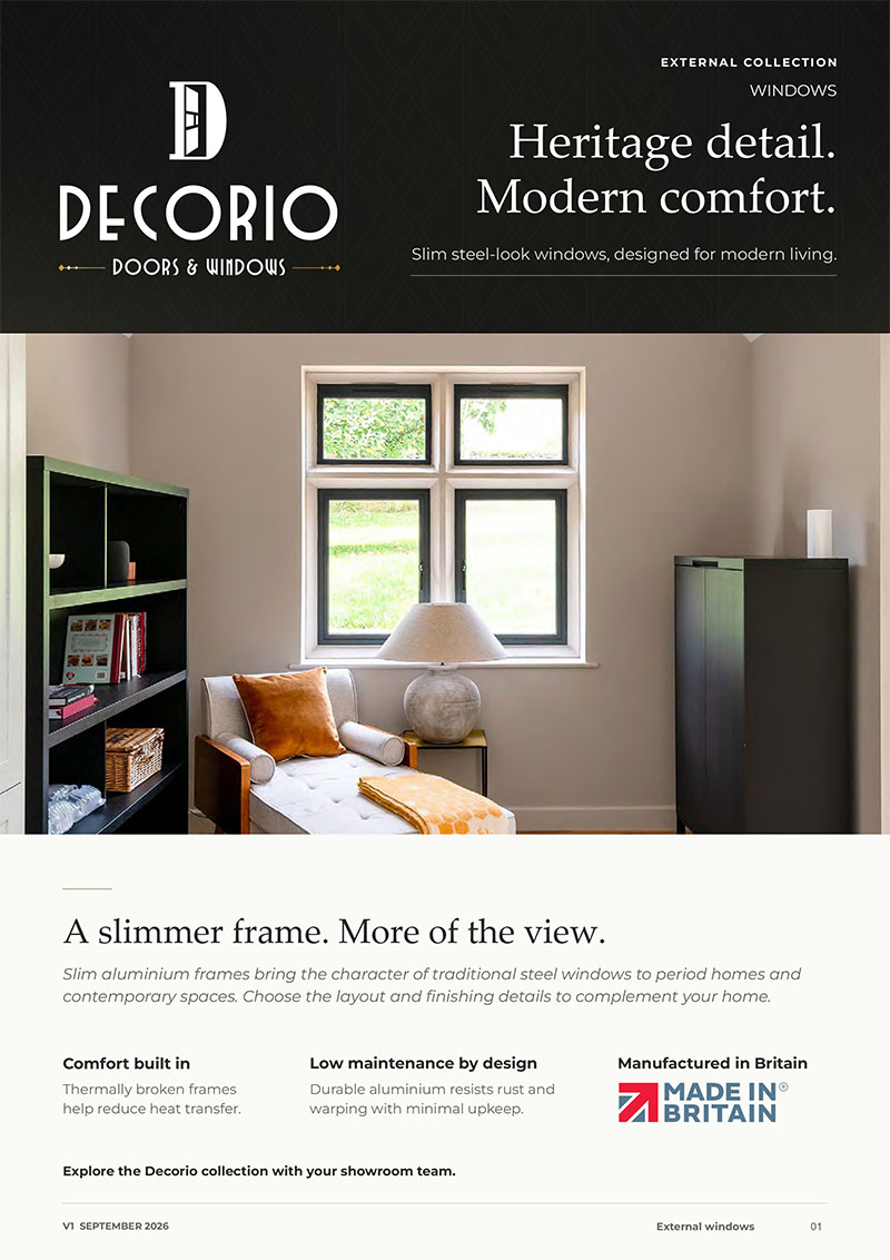 Datasheet for Decorio External Windows