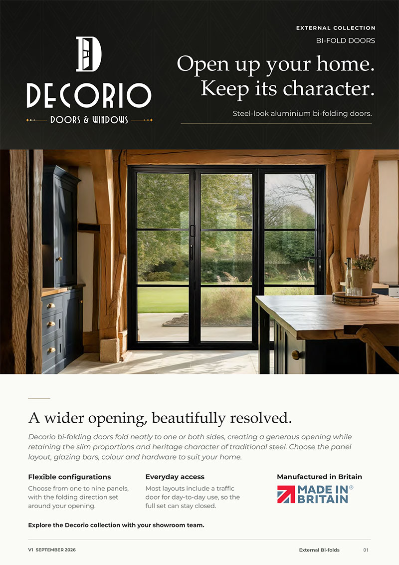 Datasheet for Decorio External Bifold