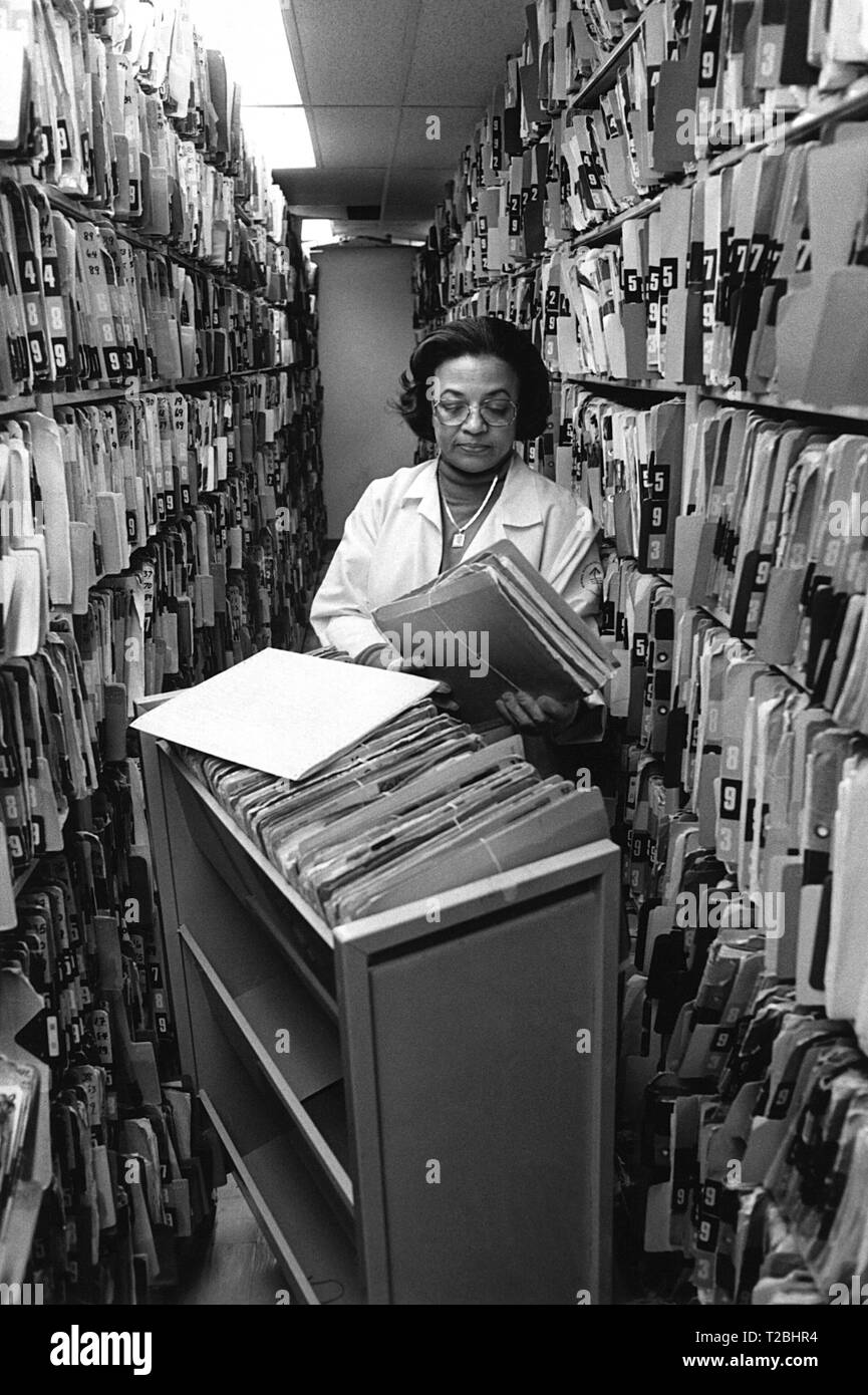 Medical records file Black and White Stock Photos & Images - Alamy