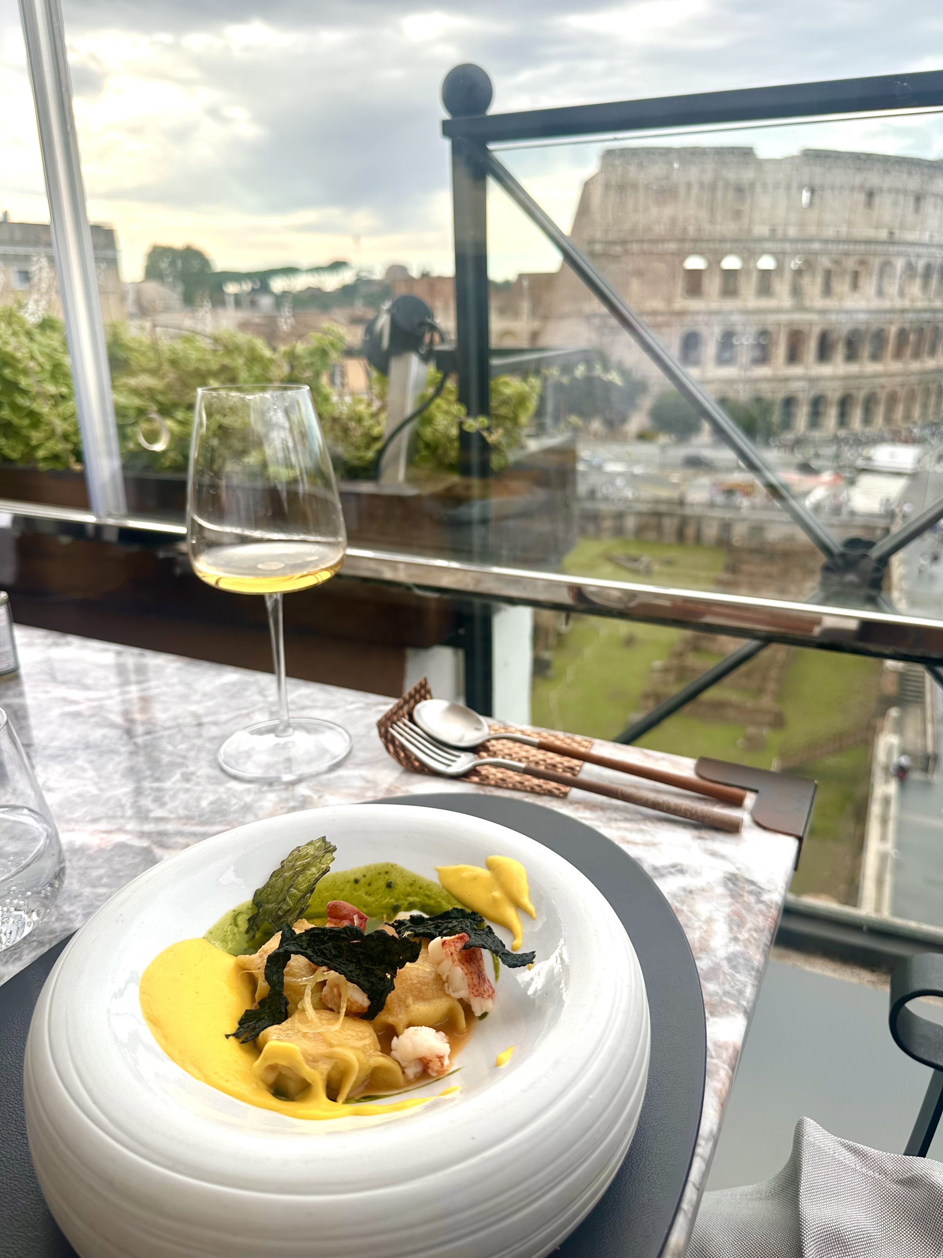 Aroma one star michelin Rome