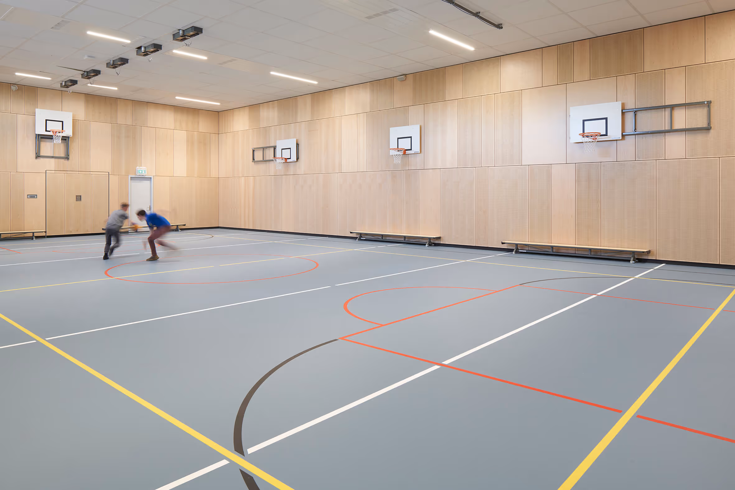 Rudolf Steiner College school building, designed by atelier PRO. Both architecture and interior with an educational function.