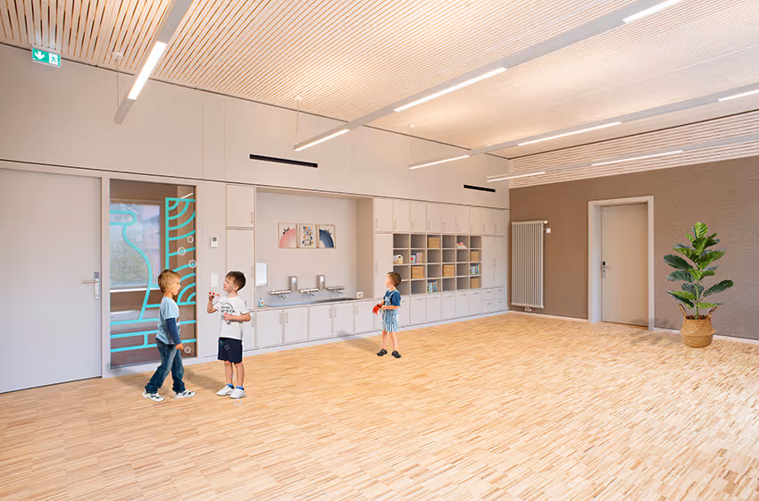 Hybride constructie in hout en beton