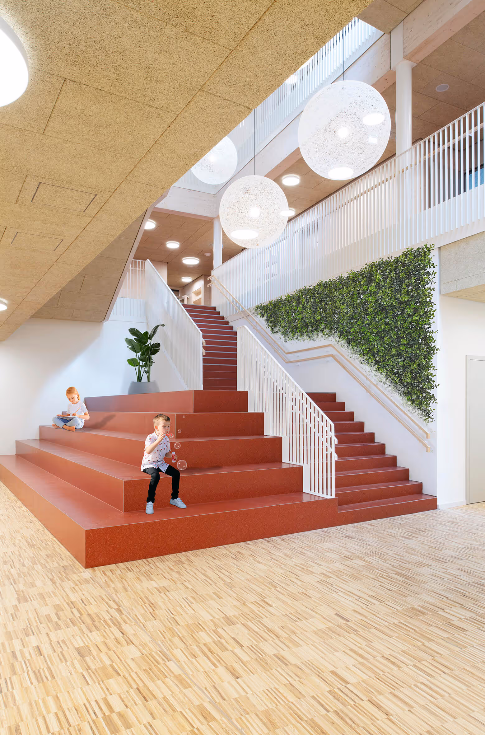 Hybride constructie in hout en beton