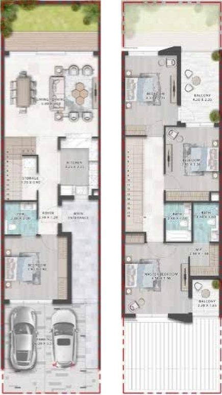 DAMAC Riverside 4br
