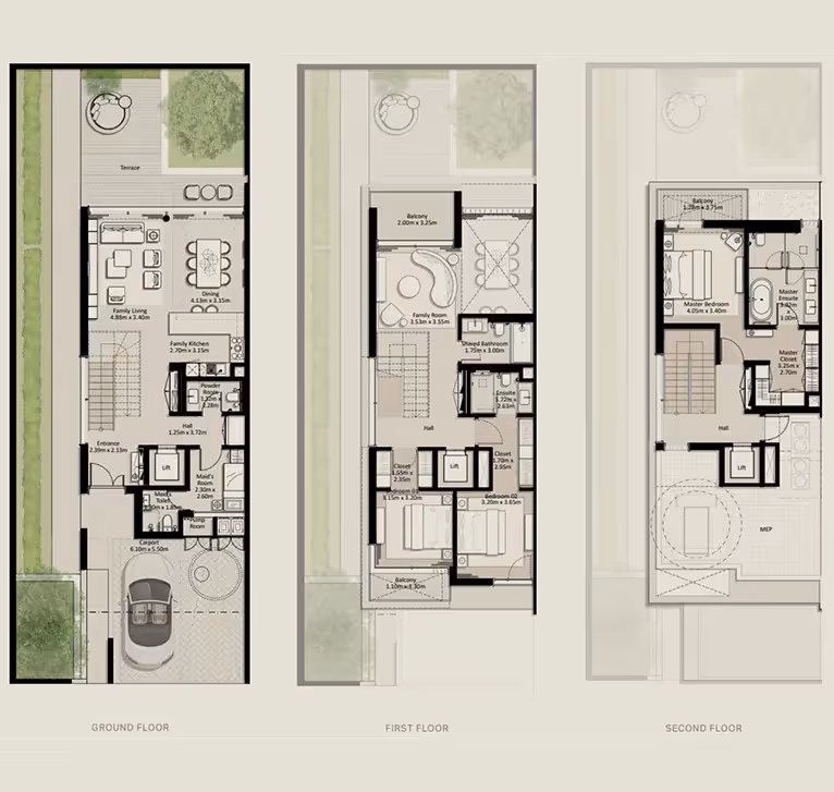 Nad Al Sheba Gardens Phase 10 3BR TH