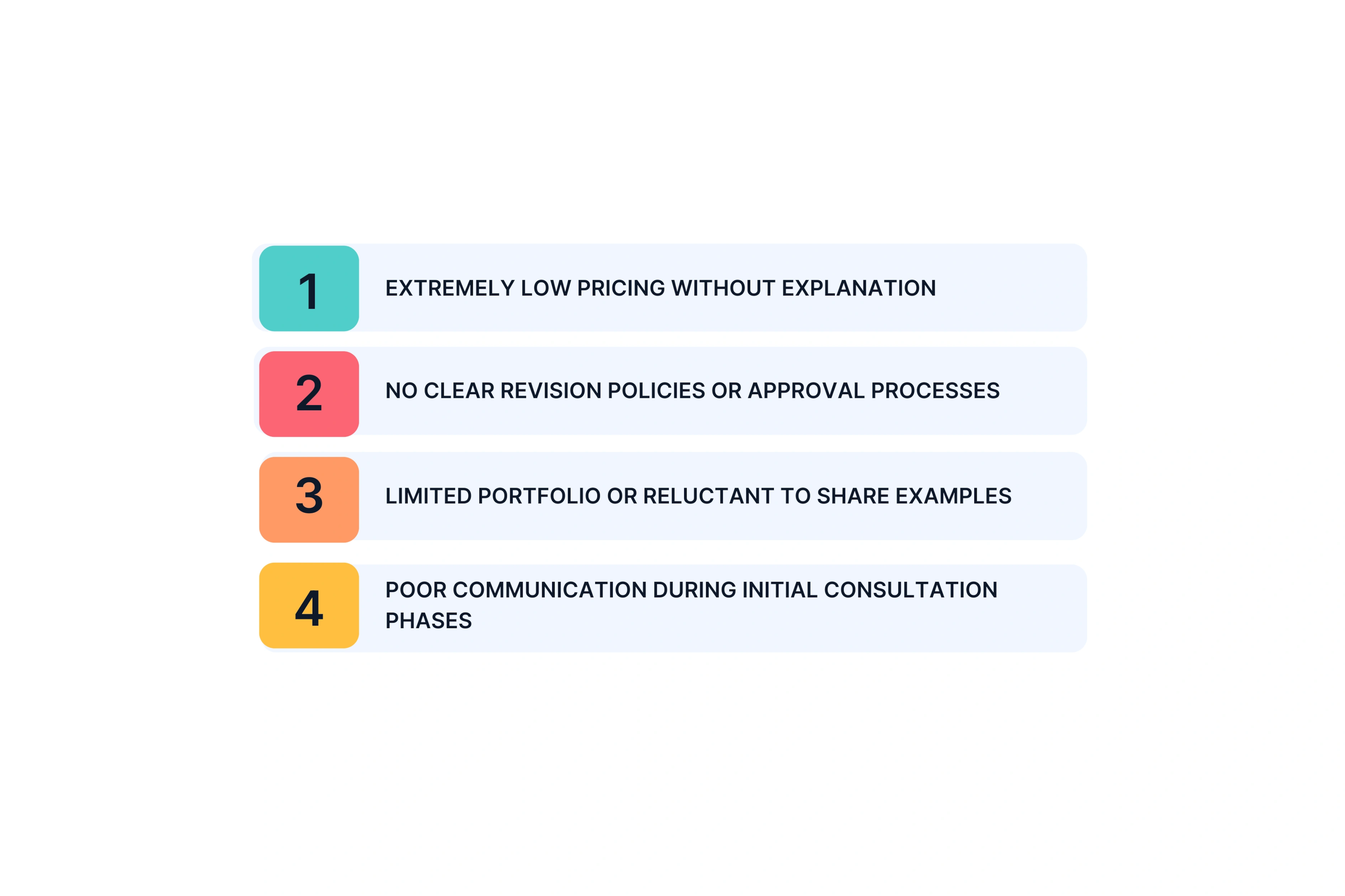 Red Flags That Signal Poor Providers