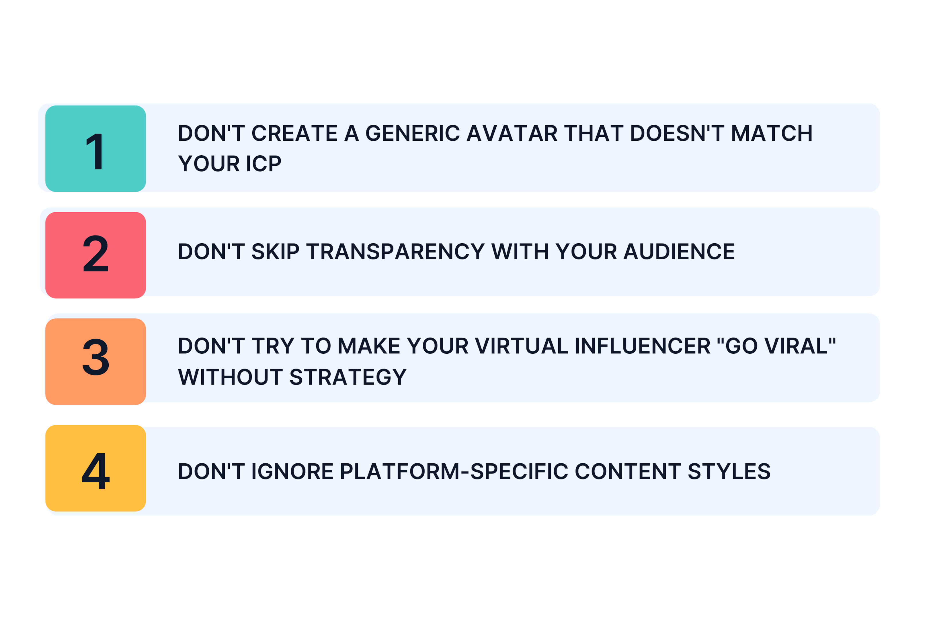 Common Mistakes to Avoid When Creating Virtual Influencers