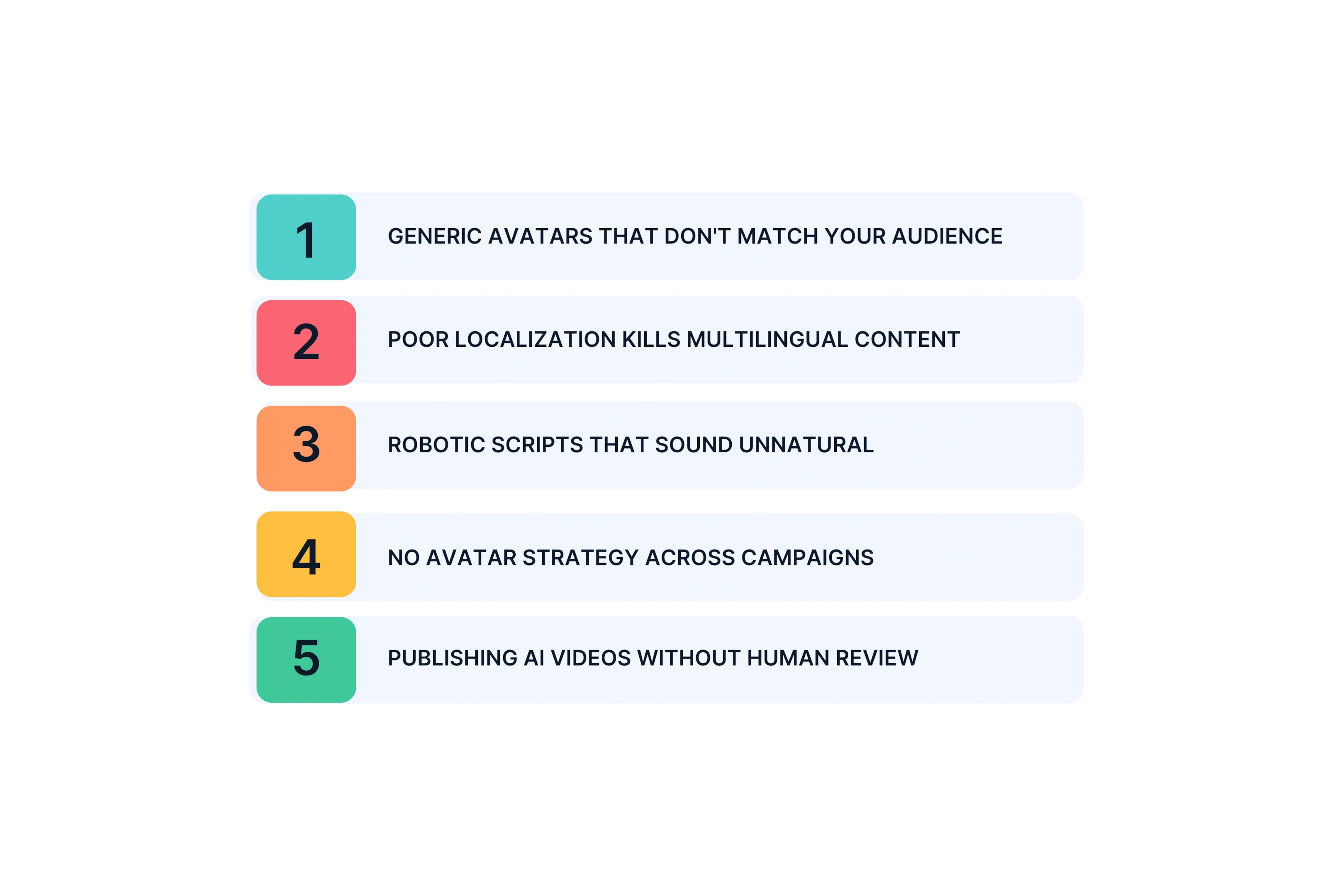 5 AI Avatar Mistakes That Damage Your Brand (And How to Avoid Them)