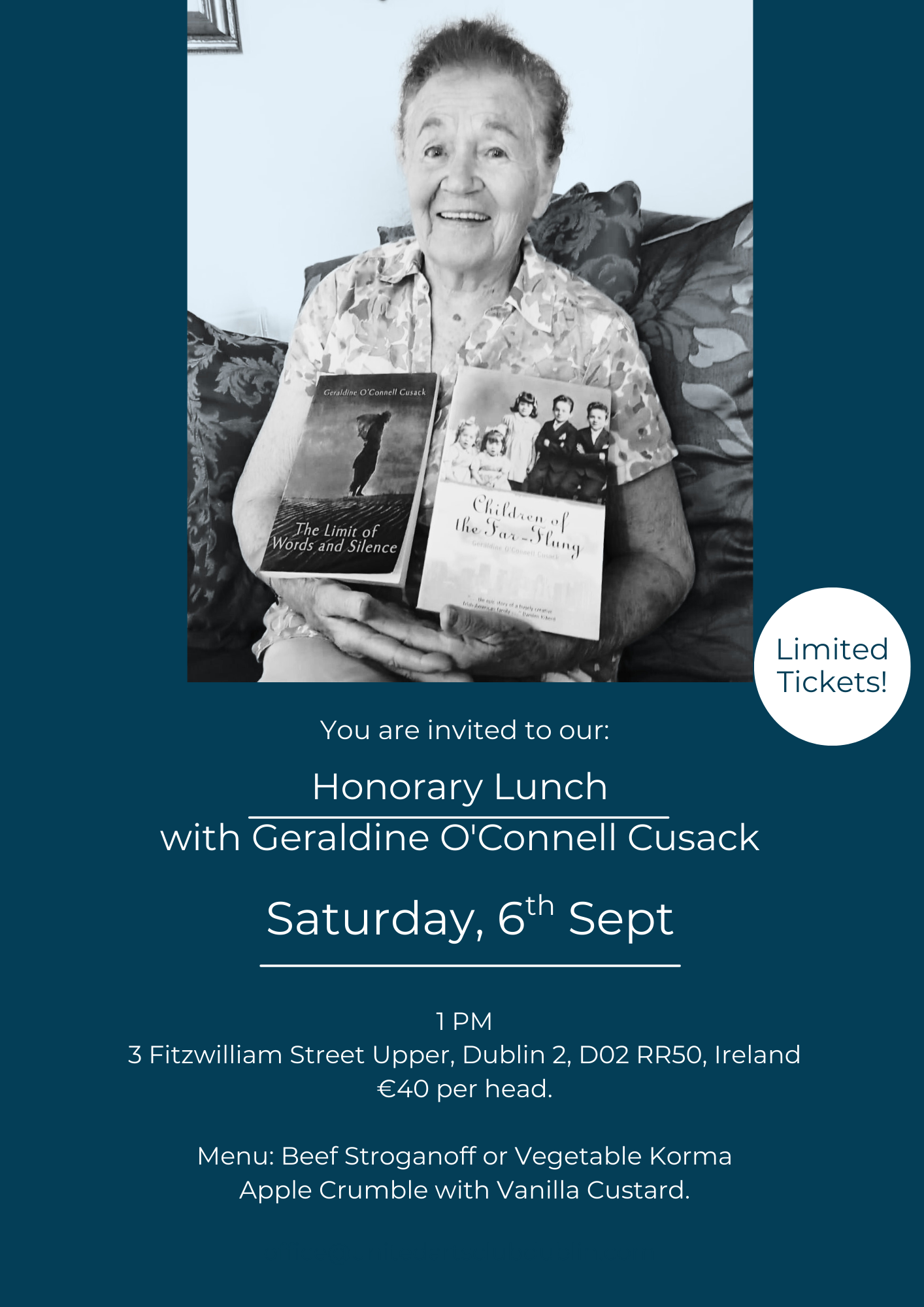 Honorary Lunch with Geraldine O'Connell Cusack