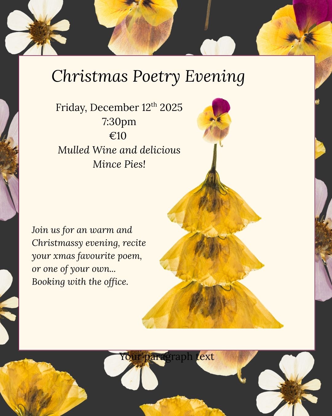 Christmas Poetry Evening 
