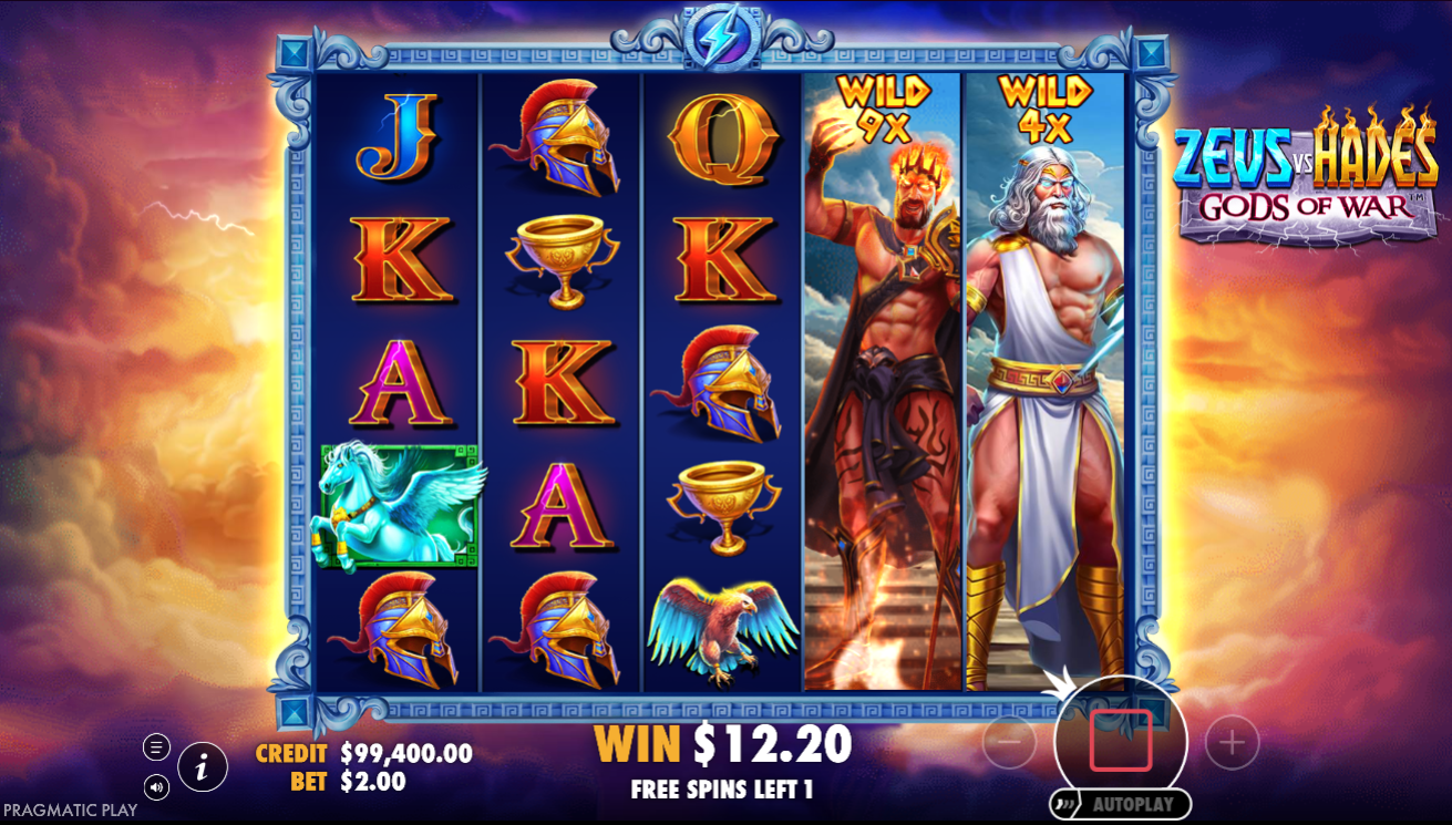 Zeus vs Hades - Gods of War- Olympus Free pins Bonus - Pragmatic Play - Flush