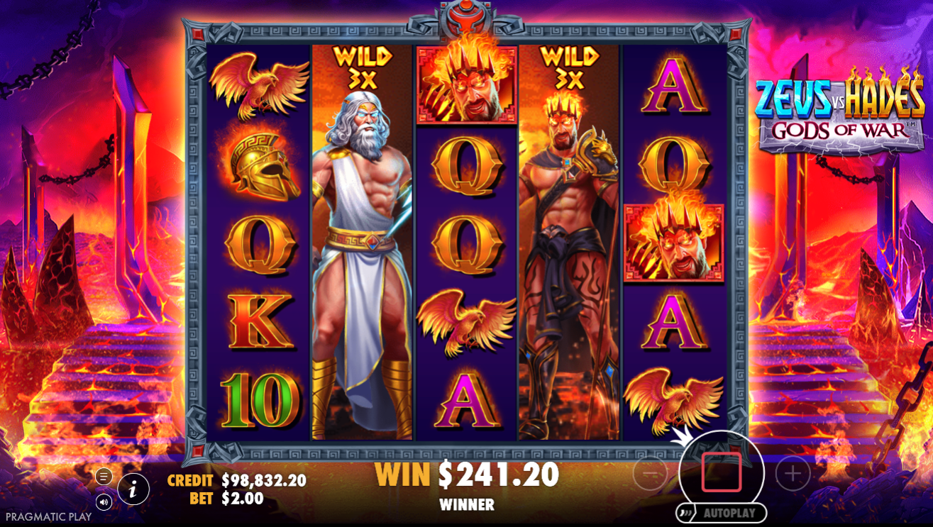 Zeus vs Hades - Gods of War- Hades Free pins Bonus - Pragmatic Play - Flush