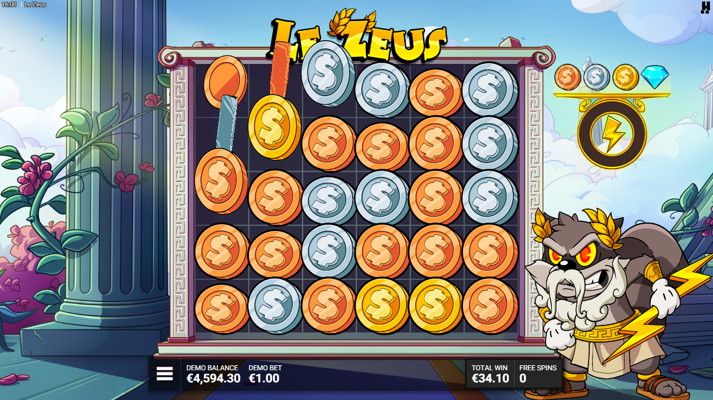 Le Zeus slot by Hacksaw Gaming – Myth-Taken Identity Free Spins with Coins - Flush