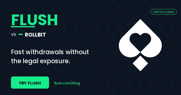 Try Flush crypto casino vs Rollbit 8.3 vs 4.1 Casino Guru 2026