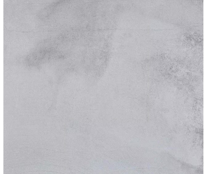 Stockton Ash 24-by-24 porcelain tile in soft grey with subtle marbling.