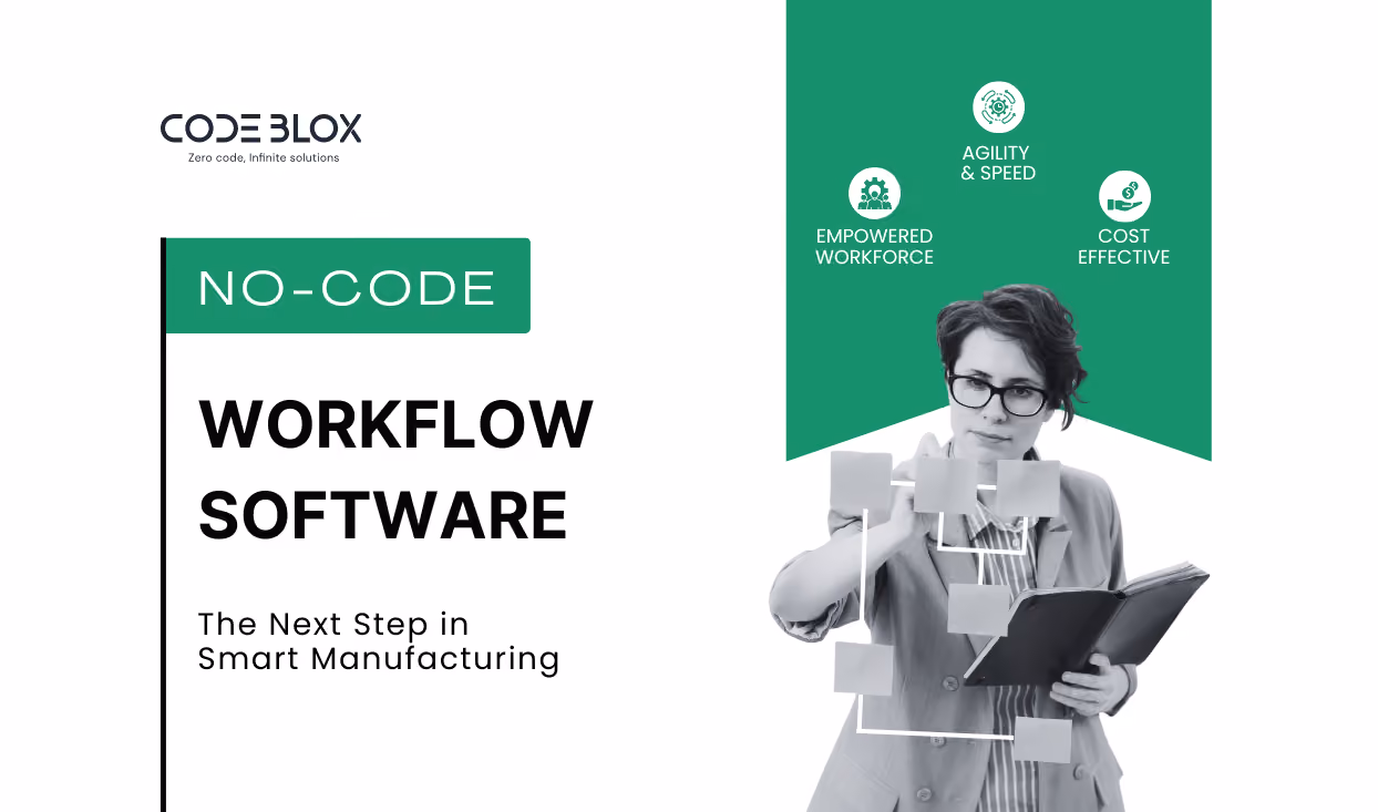 No-Code Manufacturing Workflow Software | CRM for Manufacturing - CodeBlox