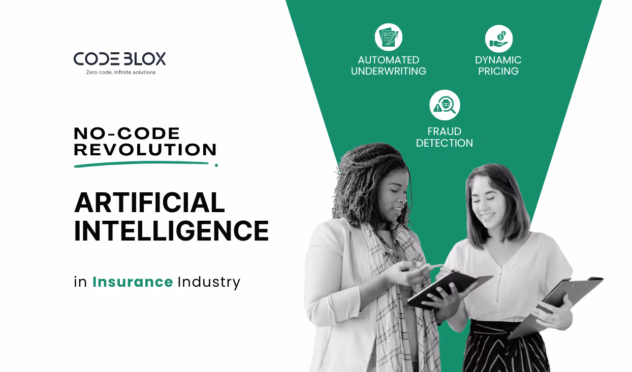 AI in Insurance Industry | No-Code AI Solutions | CodeBlox