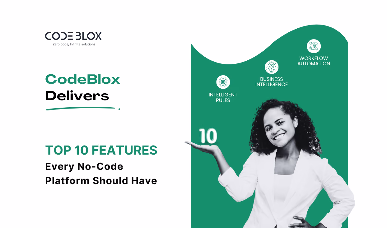 Top 10 Features Every No-Code Platform Should Have | CodeBlox