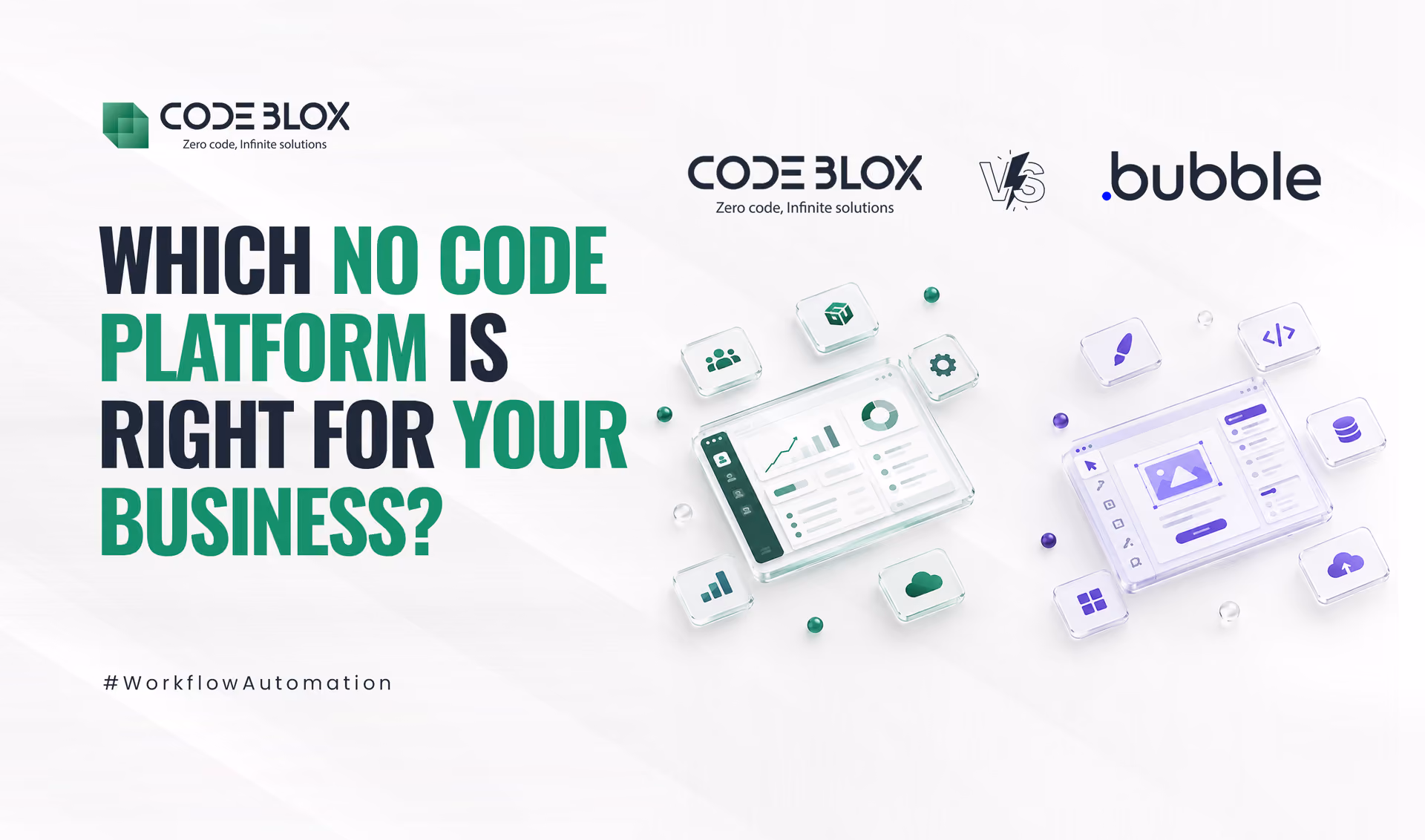 CodeBlox vs Bubble: Which No Code Platform Is Better?
