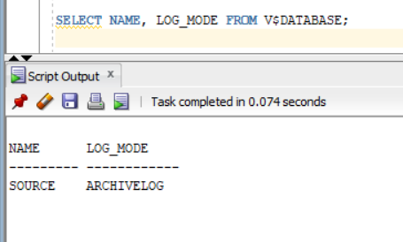 Verification of archivelog