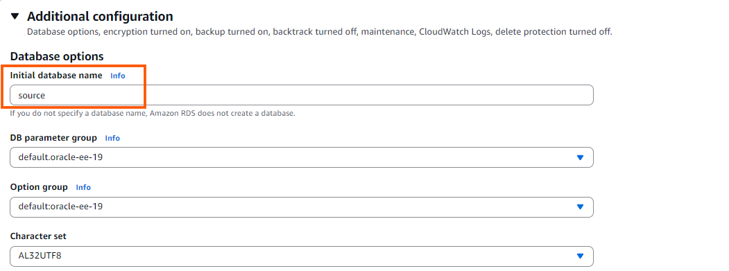 Create Initial Database
