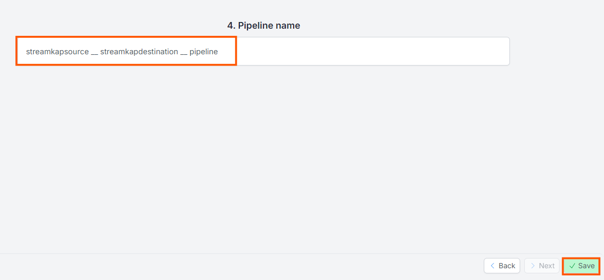 Pipeline name