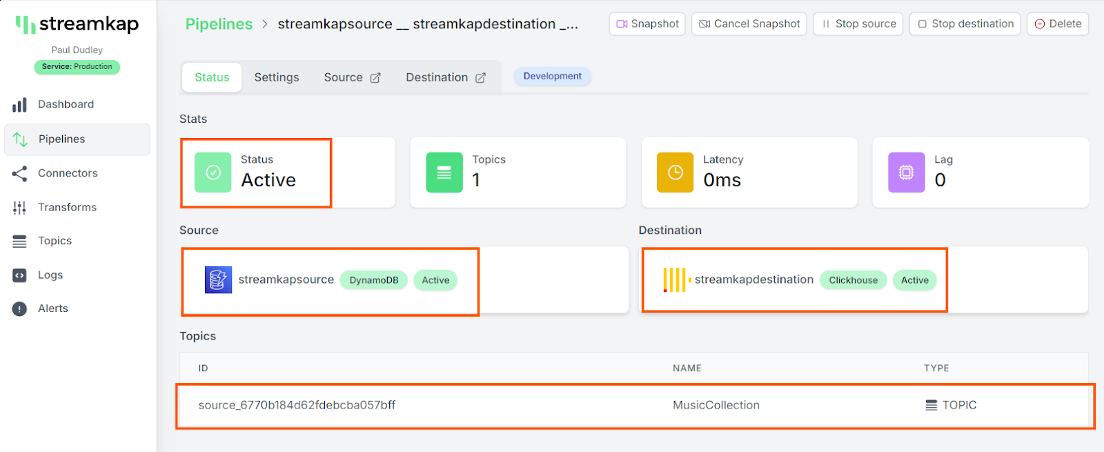 Pipeline Status