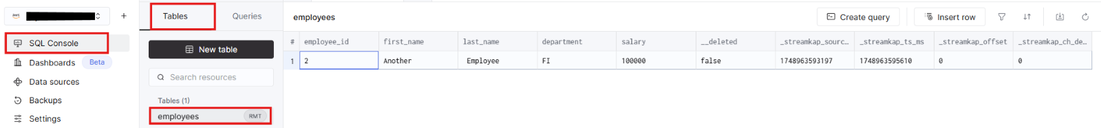 Data in ClickHouse