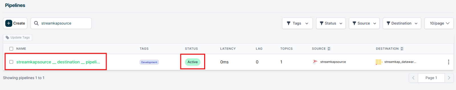 Pipeline Status