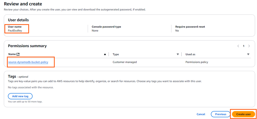Create User
