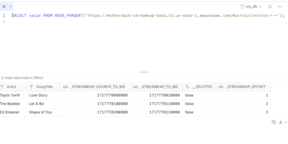 Verification in Motherduck