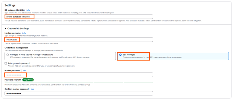 Credential Setting