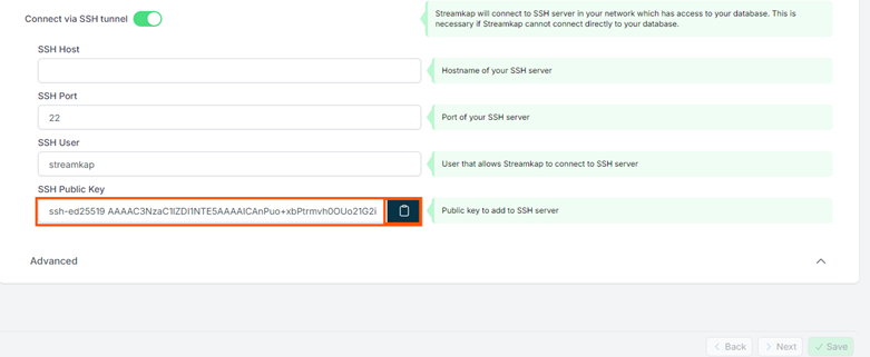 Fetching public access key