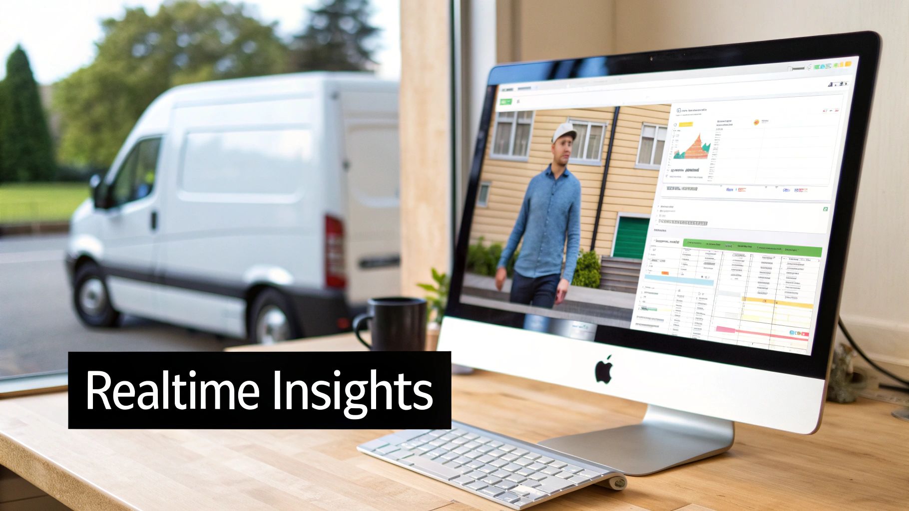 People interacting with large data visualizations on a screen