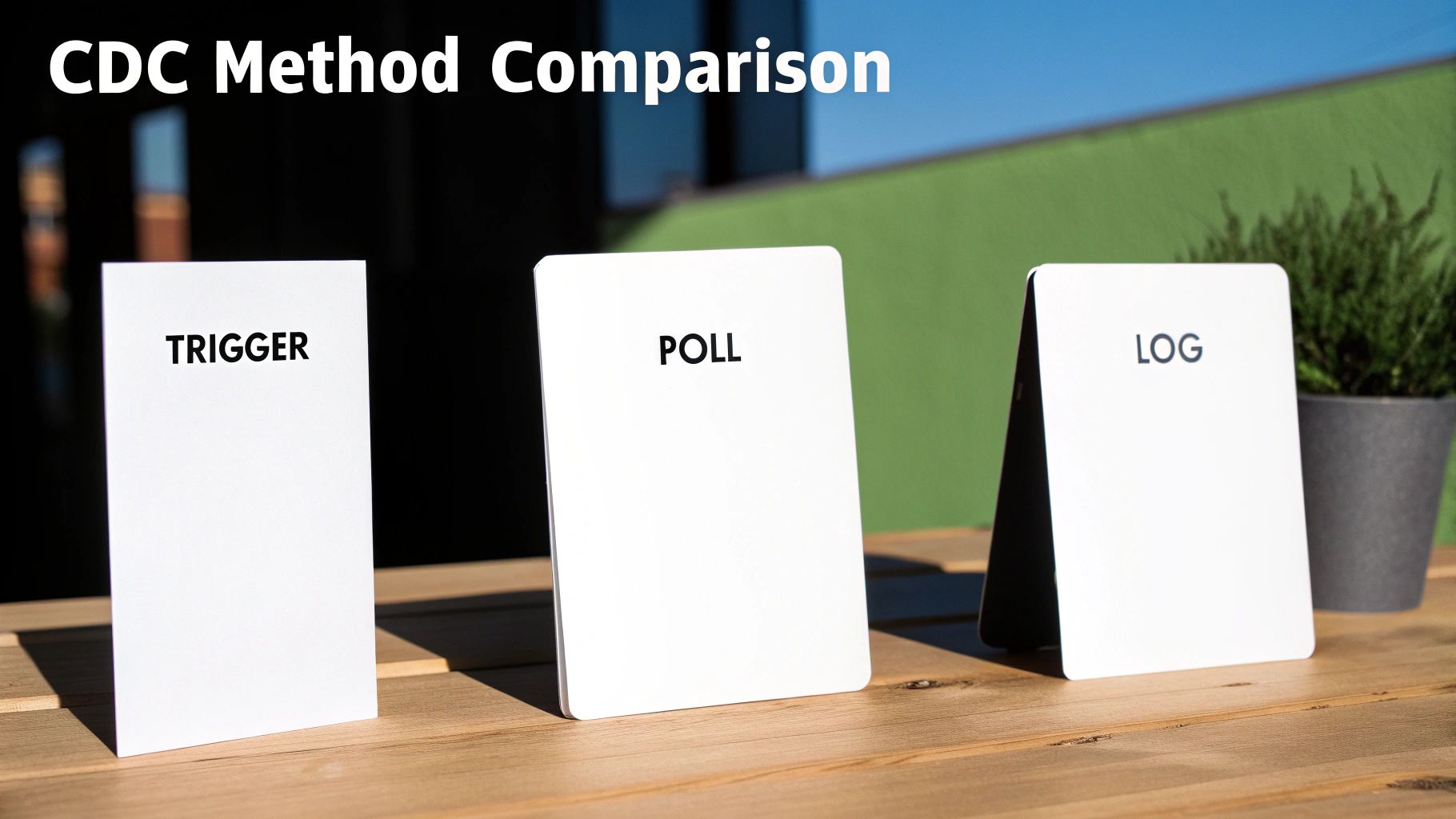 Comparison of different MySQL CDC methods
