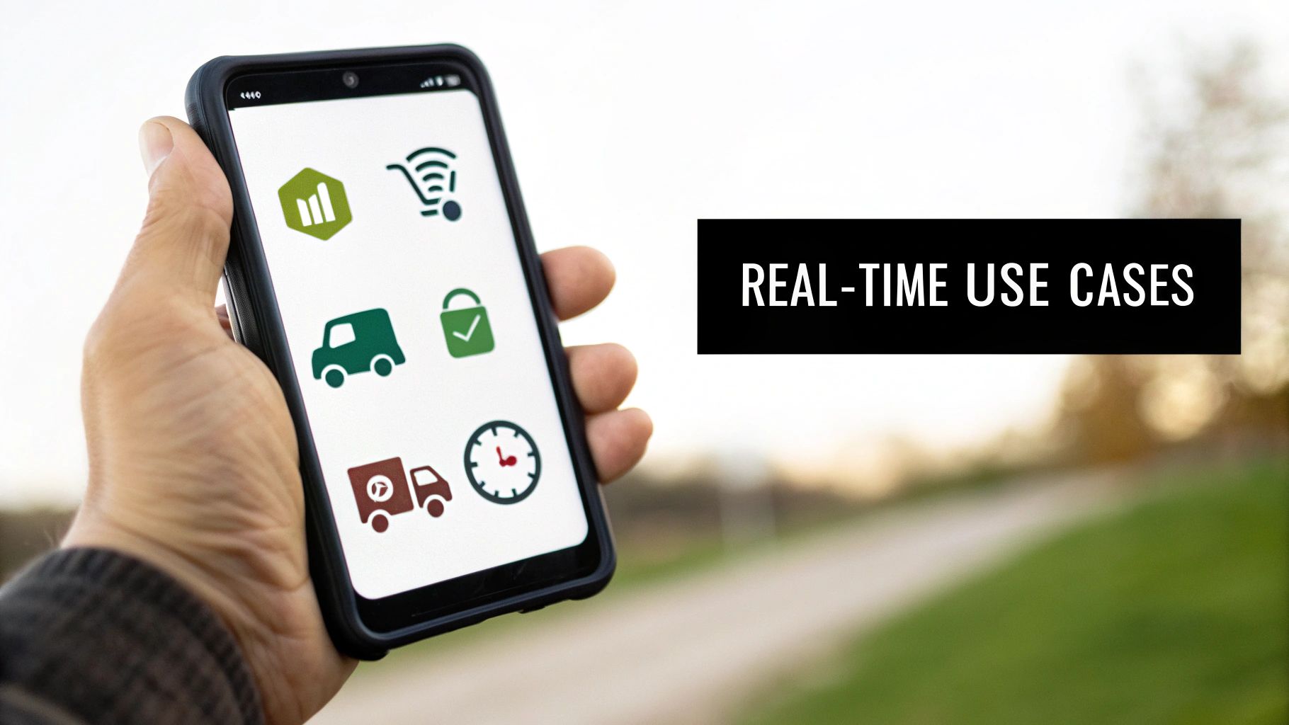 Several people collaborating around a computer screen showing data visualizations