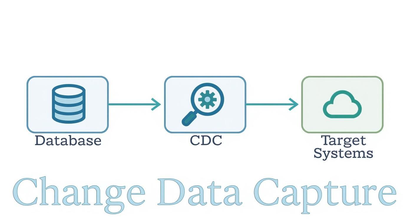 Infographic about what is change data capture