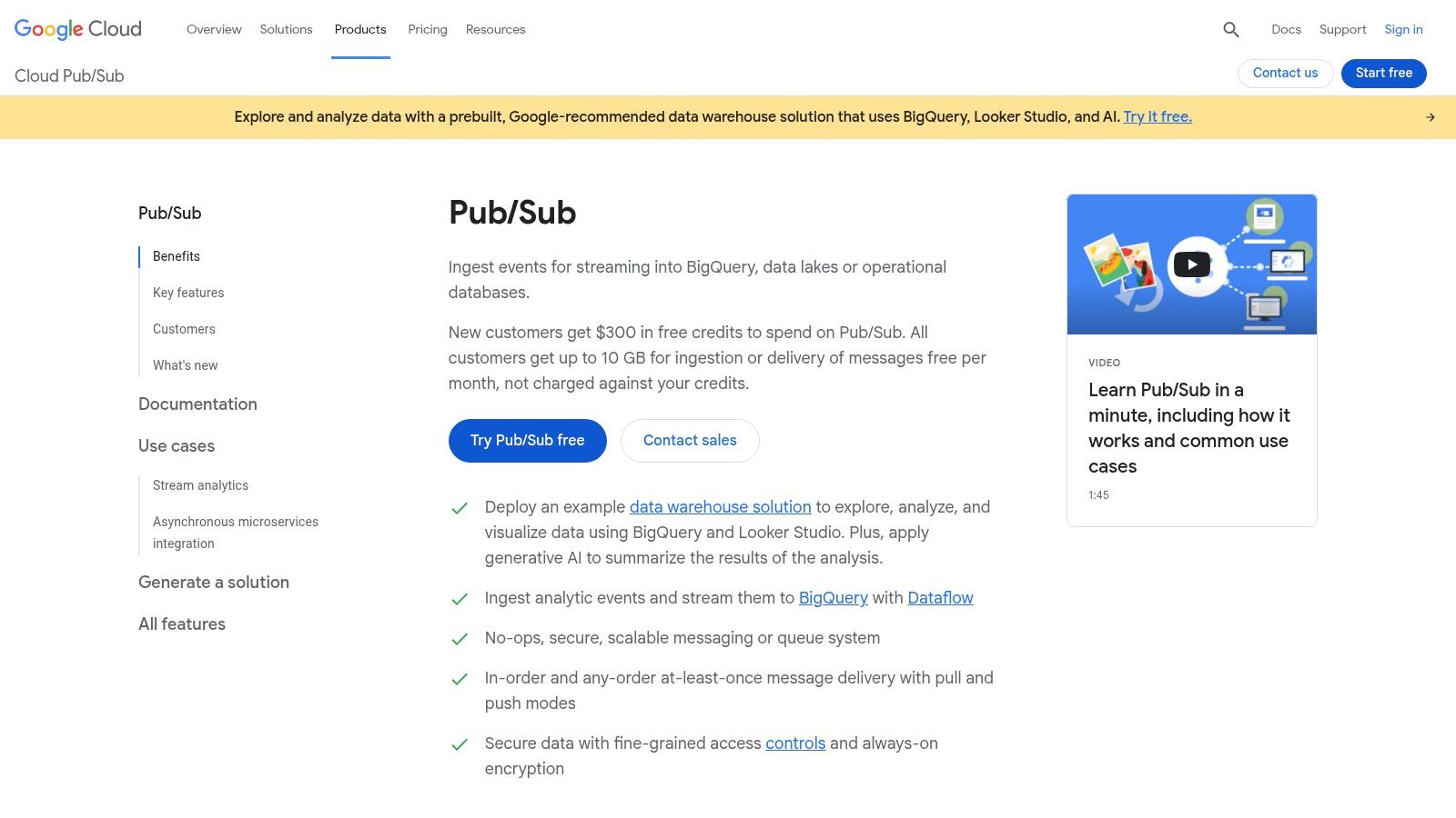 Google Cloud Pub/Sub