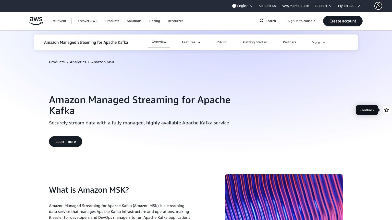 Amazon MSK (Managed Streaming for Apache Kafka)
