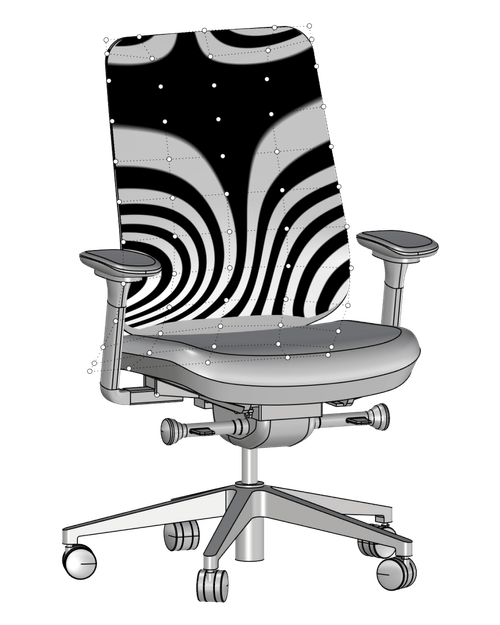 Cademy parametric texture chair zebra analysis