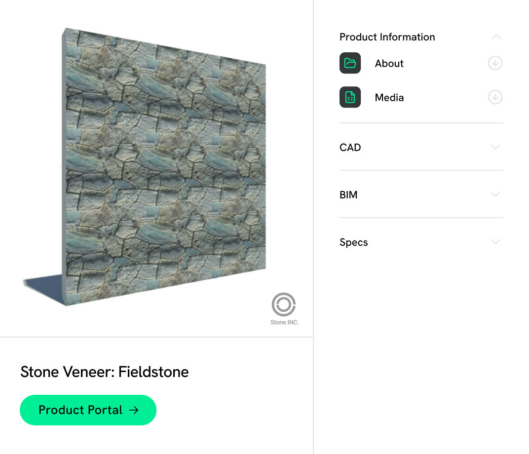 Digital product Catalogue Microsite Prodify