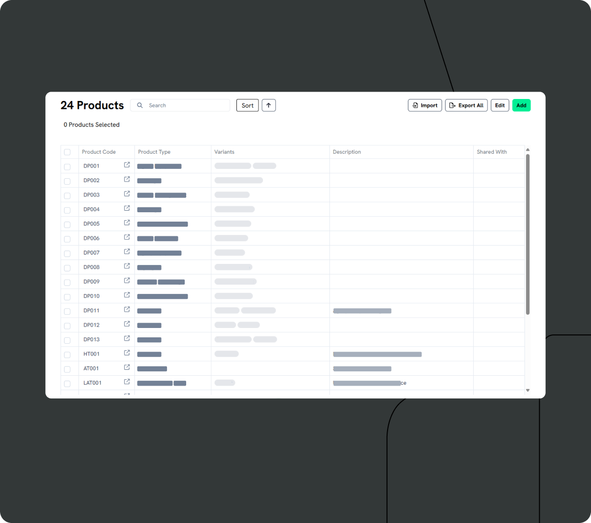 Digital product Catalogue Microsite Prodify