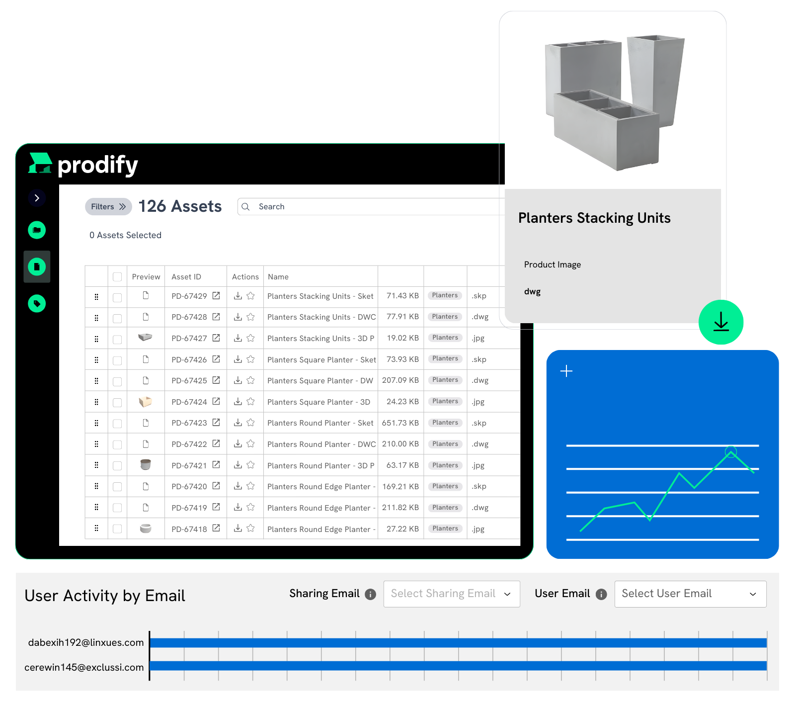 Digital product Catalogue Microsite Prodify