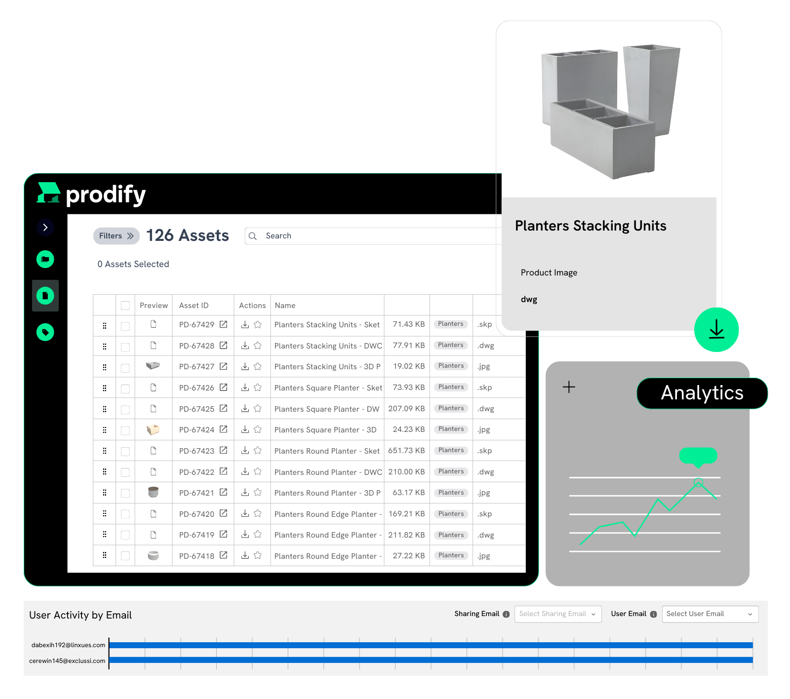Digital product Catalogue Microsite Prodify