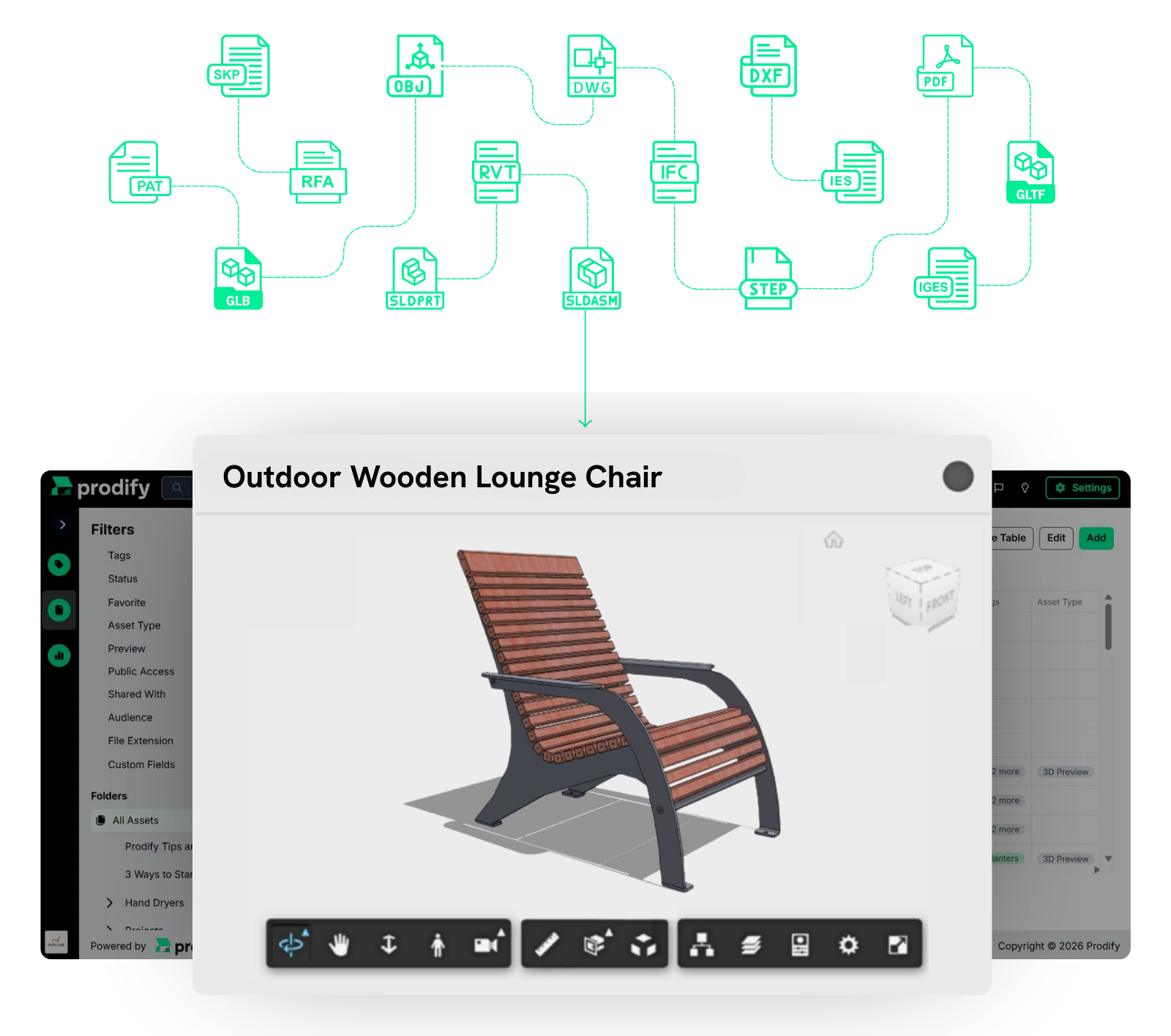 Digital product Catalogue Microsite Prodify
