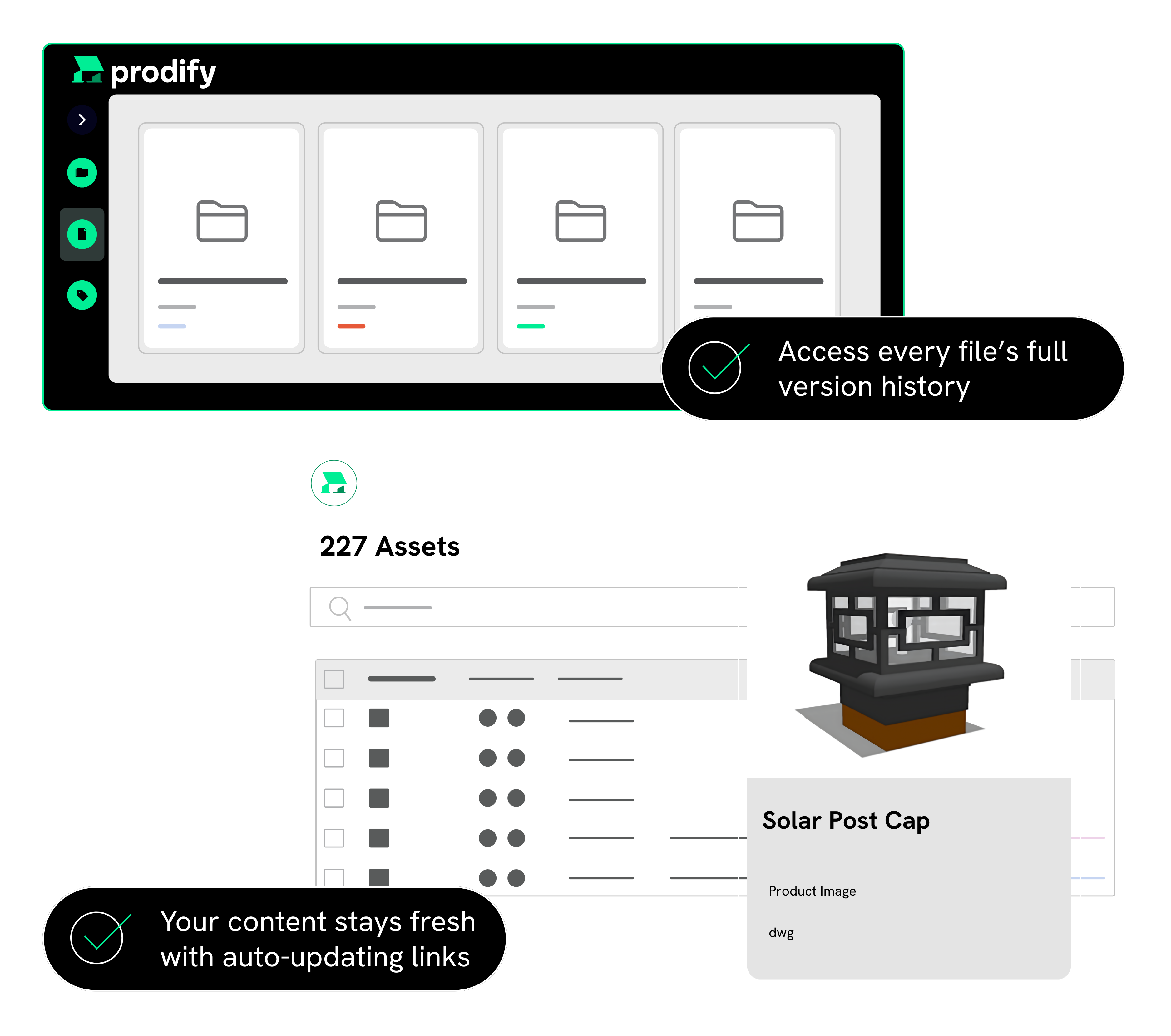 Digital product Catalogue Microsite Prodify